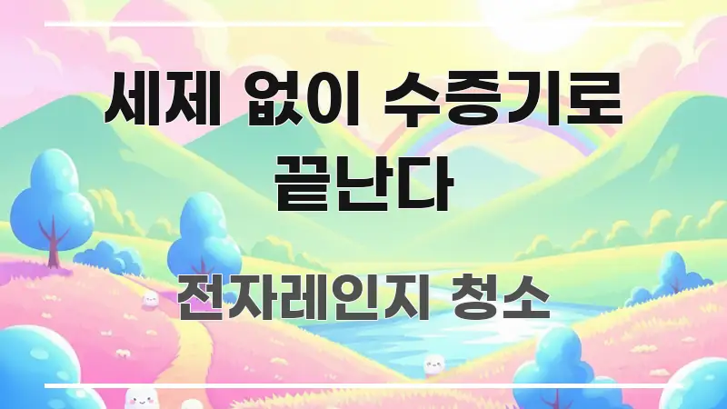 세제 없이 수증기로 끝난다 직관적으로 이해되는 핵심 정보 비주얼 - 설명을 돕는 이미지