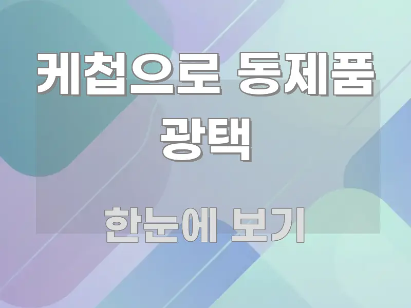 케첩으로 동제품 광택 정보 이미지 케첩으로 동제품 광택 주요 흐름을 설명한 핵심 정리 썸네일 이미지